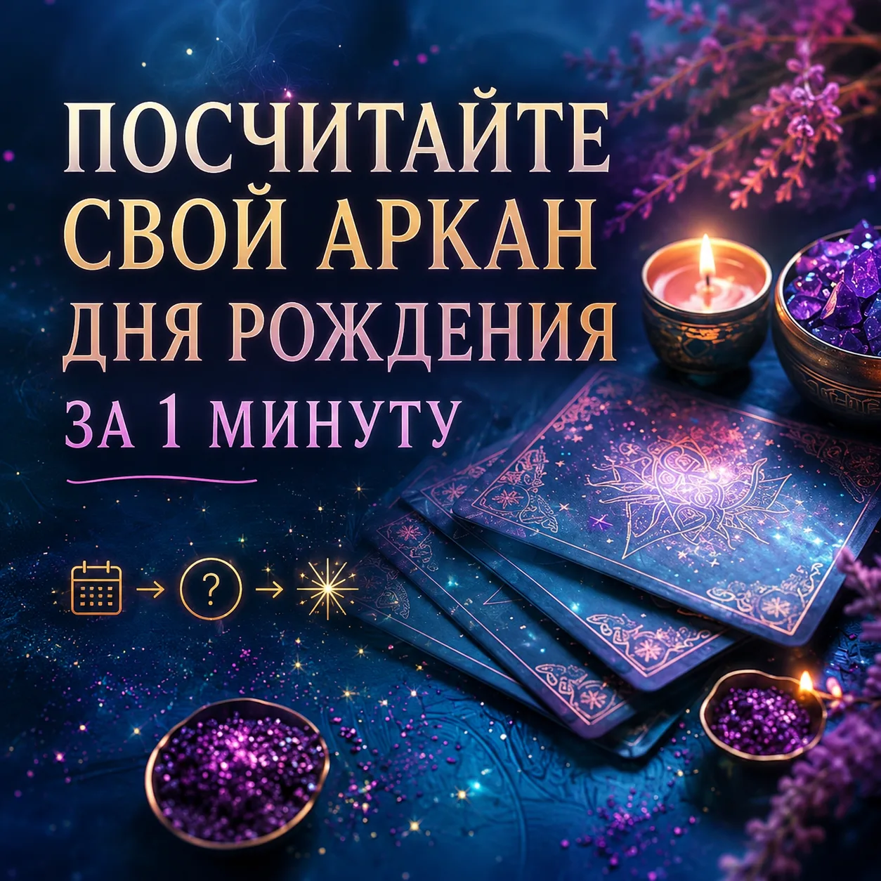 🧮 Посчитайте свой аркан дня рождения за 1 минуту
