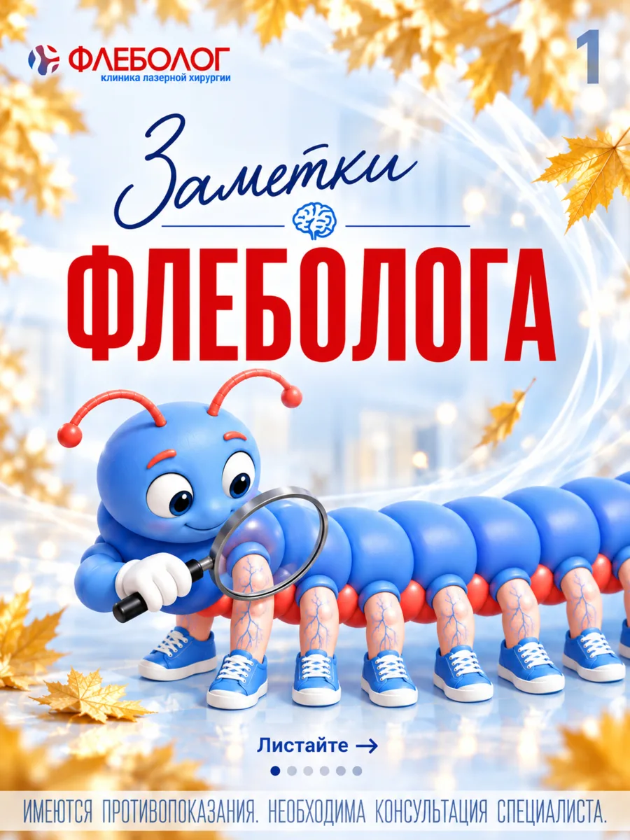 Так полюбившаяся многим рубрика выходного дня «Заметки флеболога» снова с вами🧡🍂