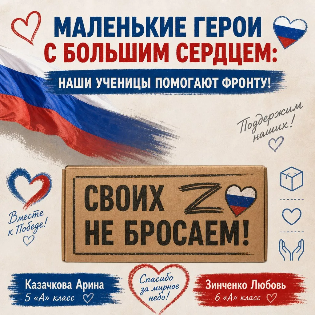 ❤️🇷🇺МАЛЕНЬКИЕ ГЕРОИ С БОЛЬШИМ СЕРДЦЕМ: НАШИ УЧЕНИЦЫ ПОМОГАЮТ ФРОНТУ!