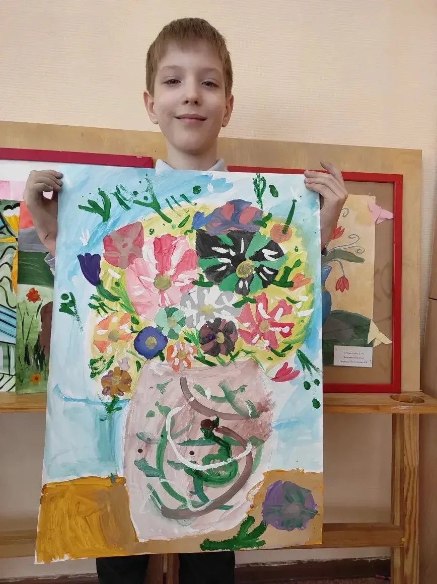 Волшебная кисточка 🎨  🌸С чем еще ассоциируется приход весны, если не с оживающей природой и яркими ц
