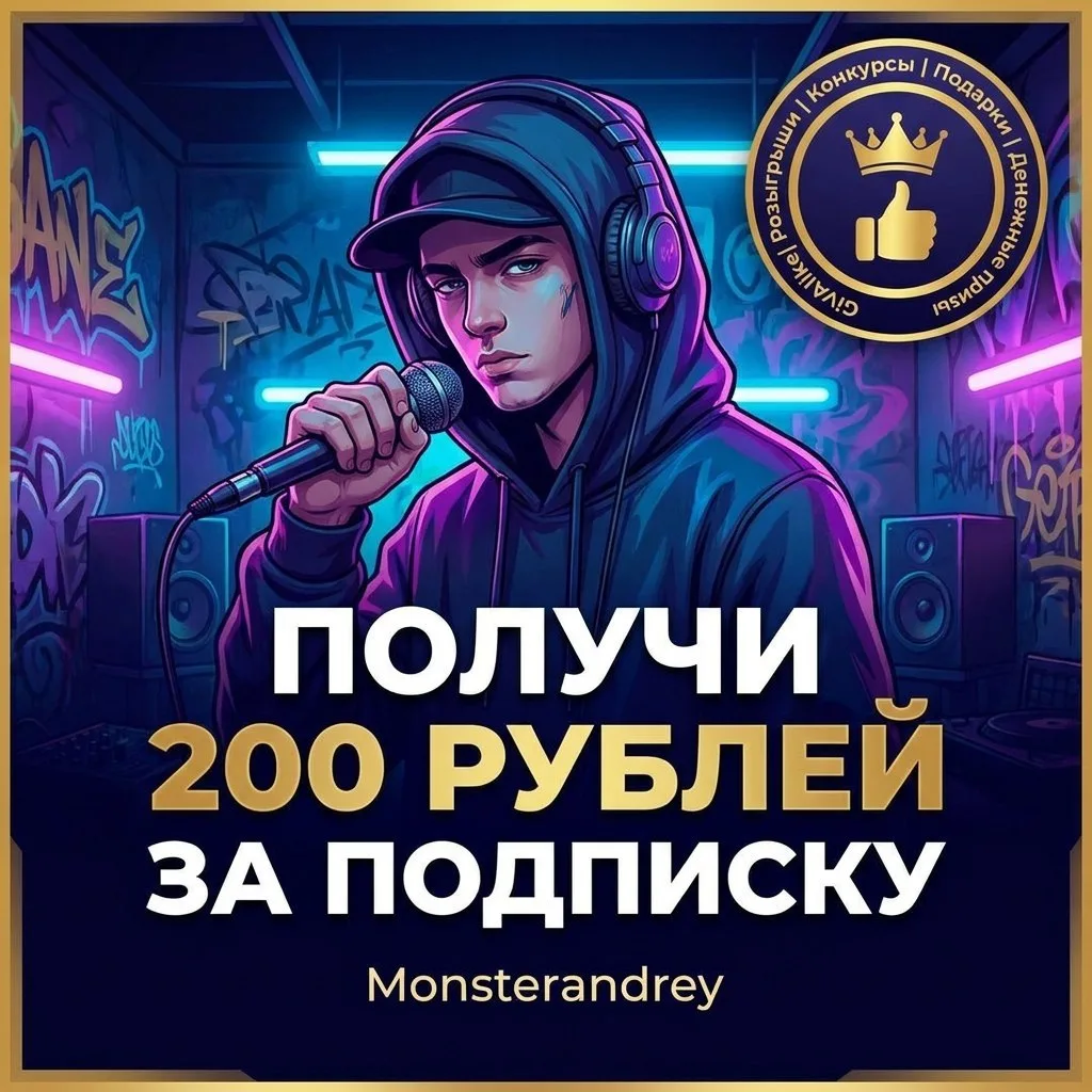 Дарим 200 рублей за подписку 🎁