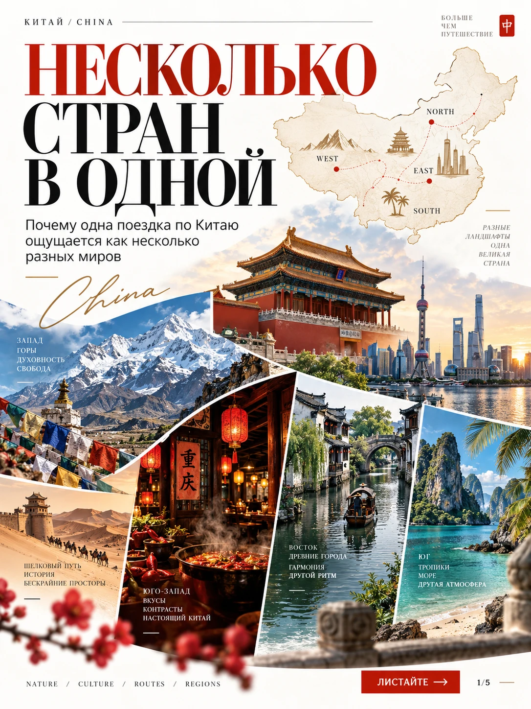 Китай: почему одна поездка может ощущаться как несколько разных стран 🇨🇳