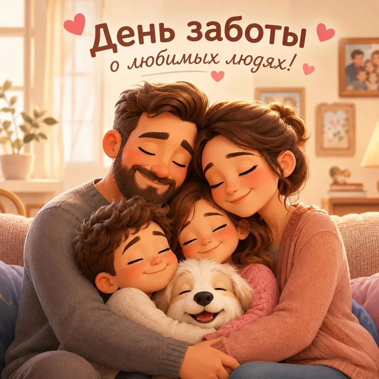 День заботы о любимых людях отмечается сегодня

Отправьте своим любимым
