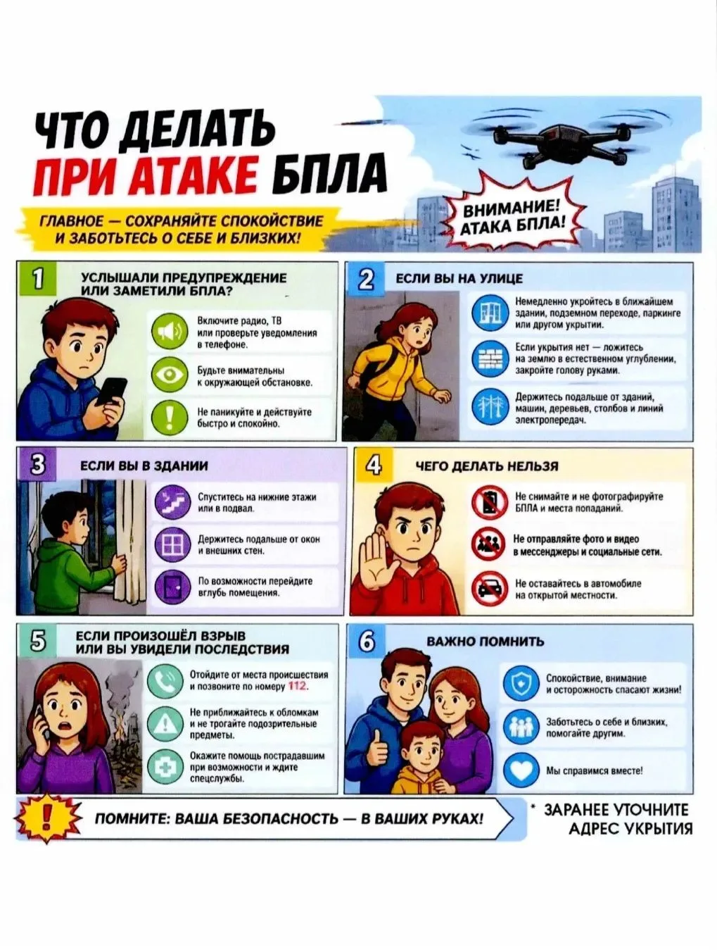 Что делать при атаке БПЛА?