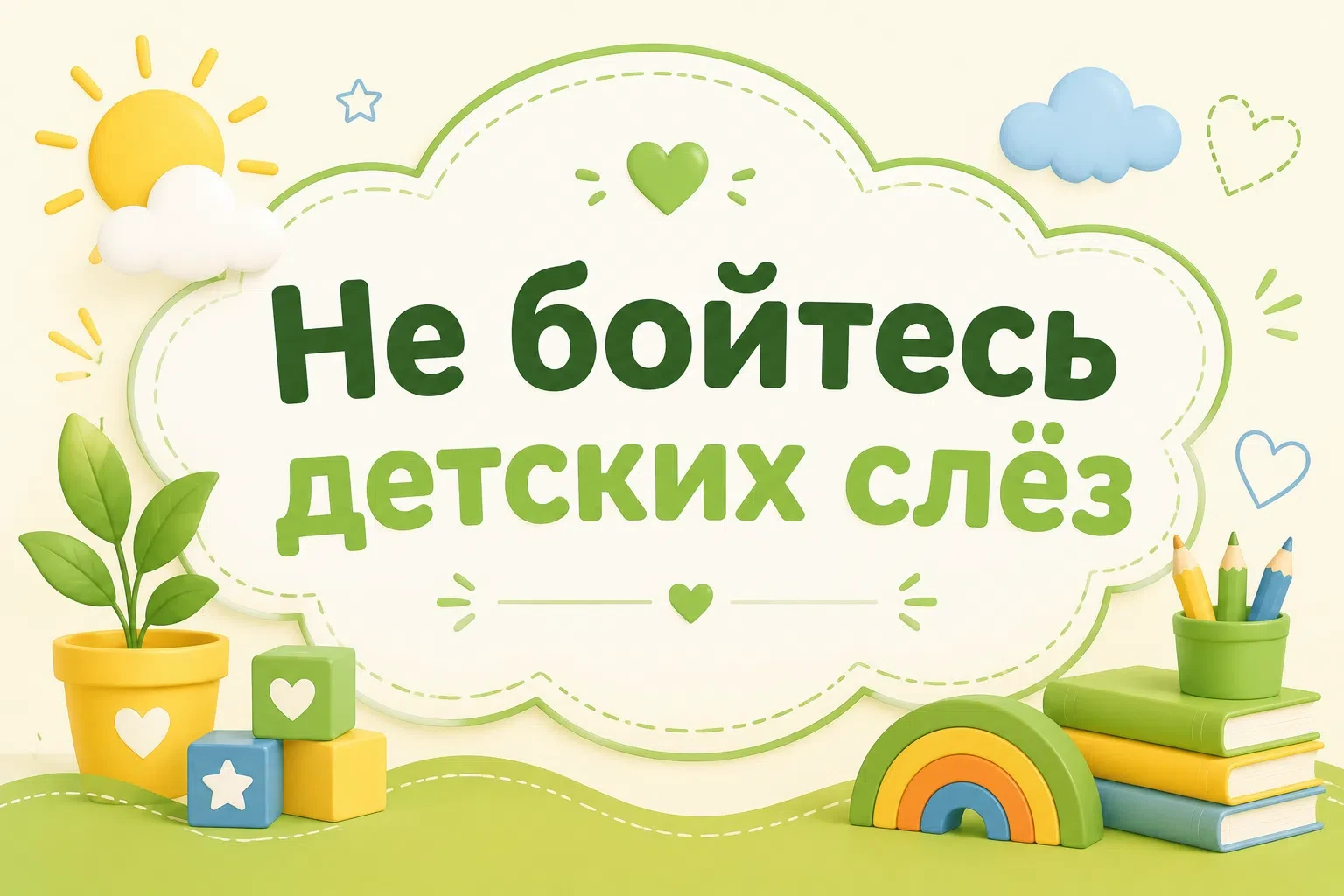 😢 Не бойтесь детских слёз