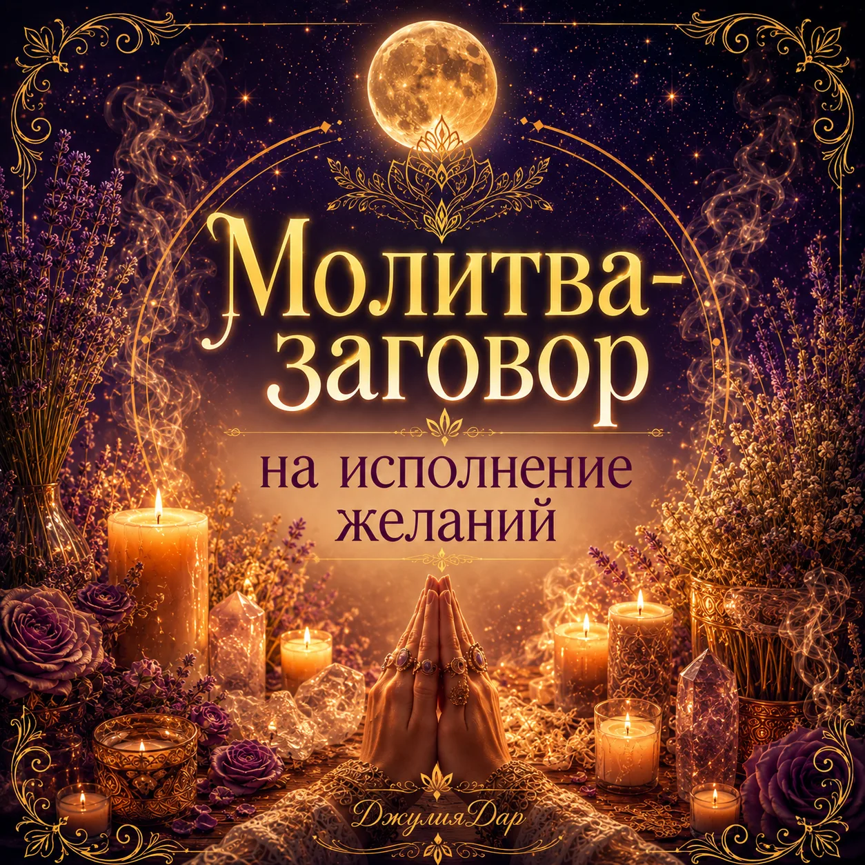 ✨ МОЛИТВА-ЗАГОВОР НА ИСПОЛНЕНИЕ ЖЕЛАНИЯ ✨