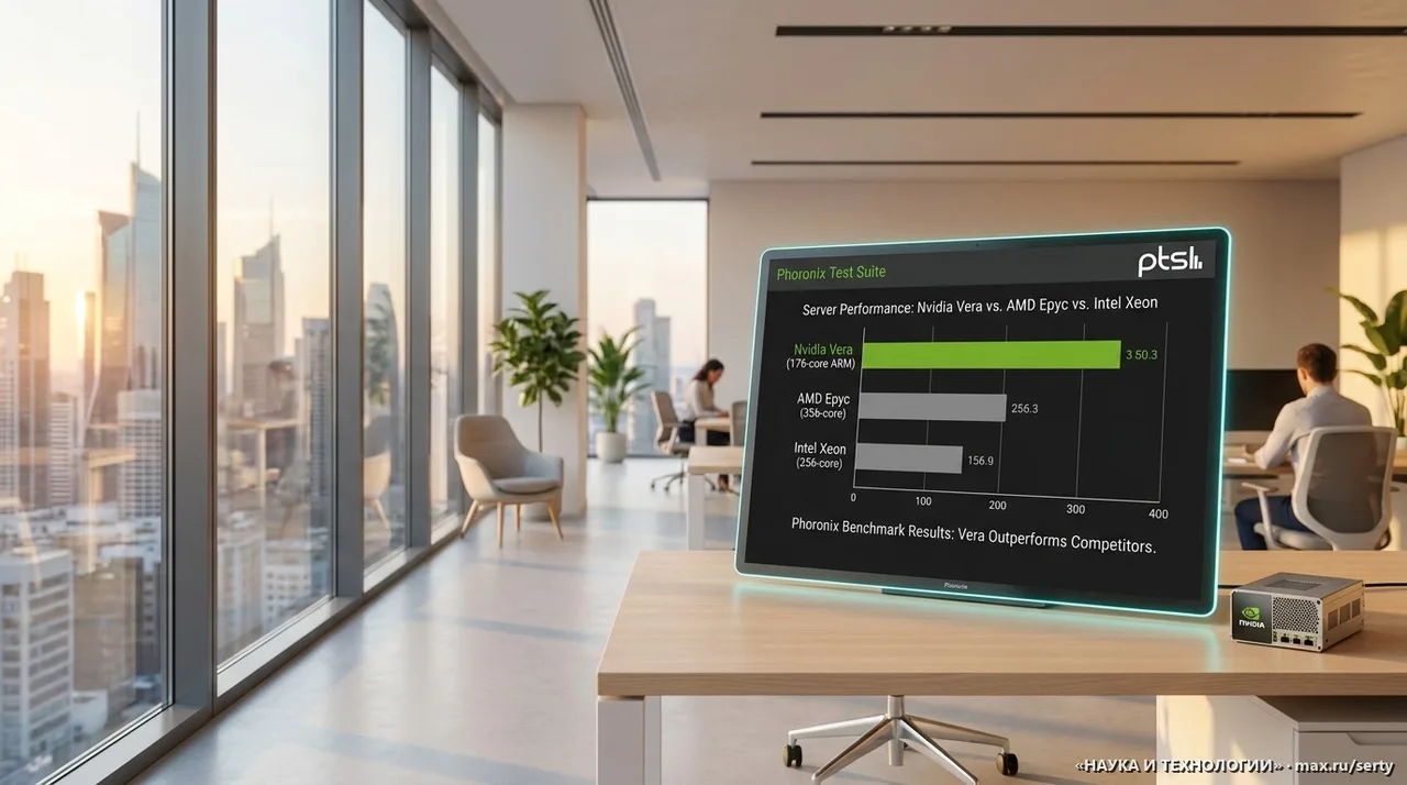 🚀 Nvidia Vera разбивает стереотипы: ARM-процессоры теперь быстрее x86 в серверах