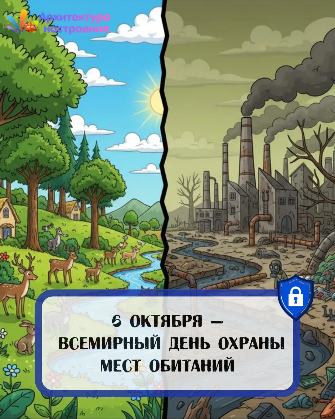 🌍 6 октября — Всемирный день охраны мест обитаний