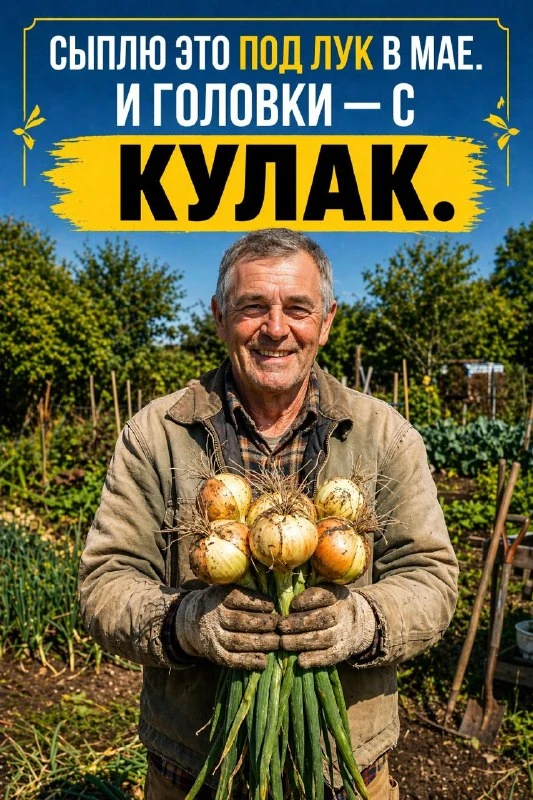 Я НЕ ОЖИДАЛА, ЧТО ОДНА МАЙСКАЯ ПОДКОРМКА МОЖЕТ ТАК СИЛЬНО ПОВЛИЯТЬ НА ЛУК

Честно, я сама не думала,