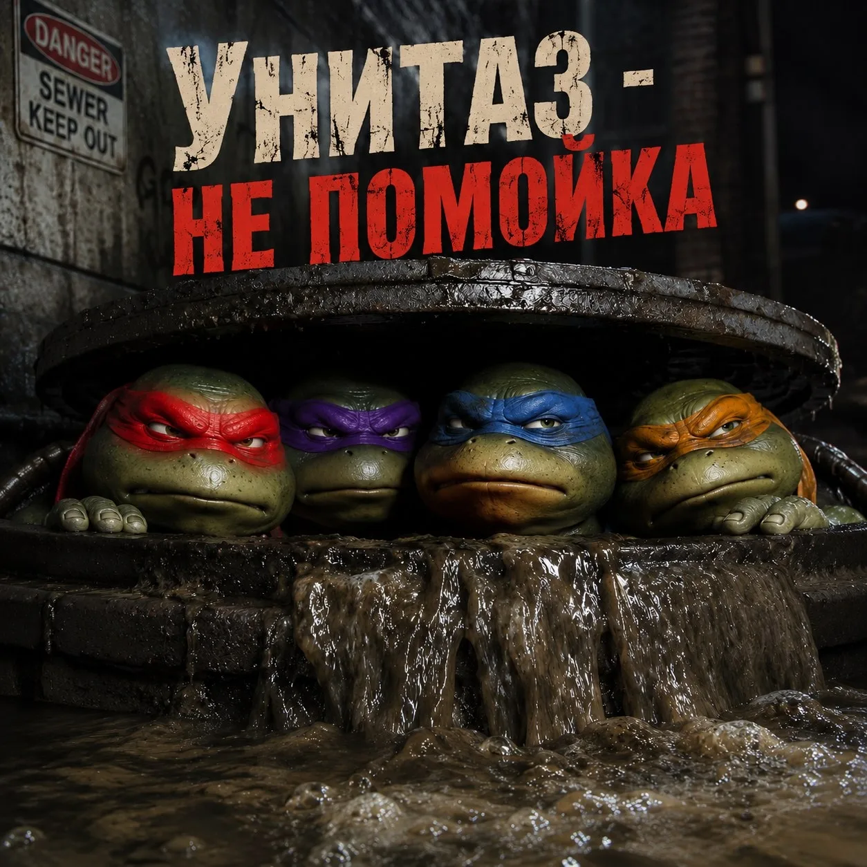 🚽 Канализация — это НЕ мусорное ведро!