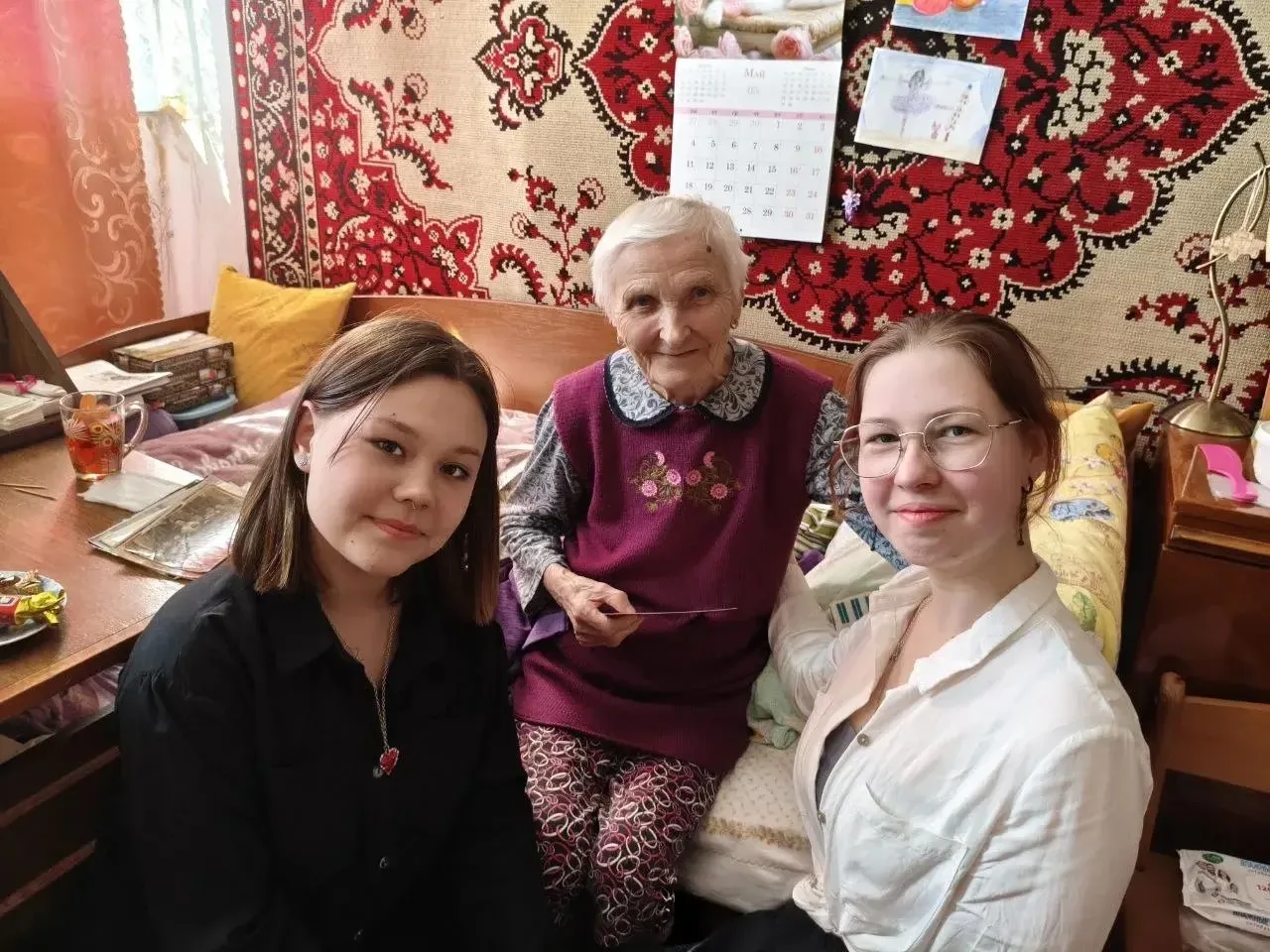 🎖️🕊️ От сердца — с благодарностью  В преддверии Дня Победы учащиеся нашей школы приняли участие в до