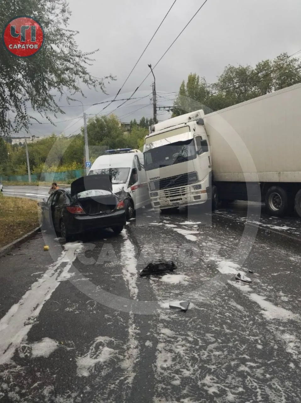 Фото и видео с места ДТП.