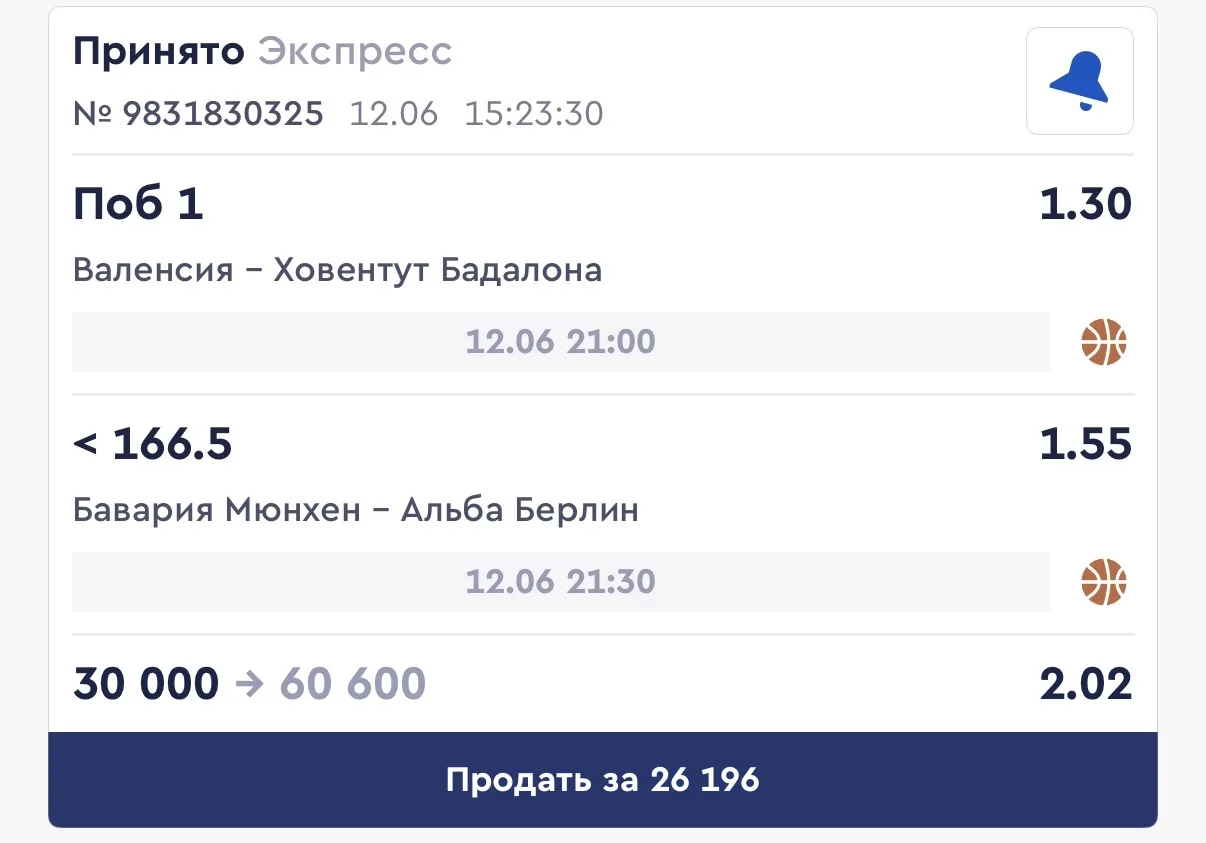 Про баскет тоже понятно не забываю, последние деньки надо забирать раз есть он. 

🏆На футбол ЧМ мыс
