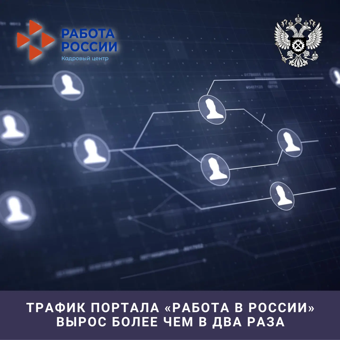 📈 Востребованность портала "Работа в России" среди граждан и работодателей неуклонно р...