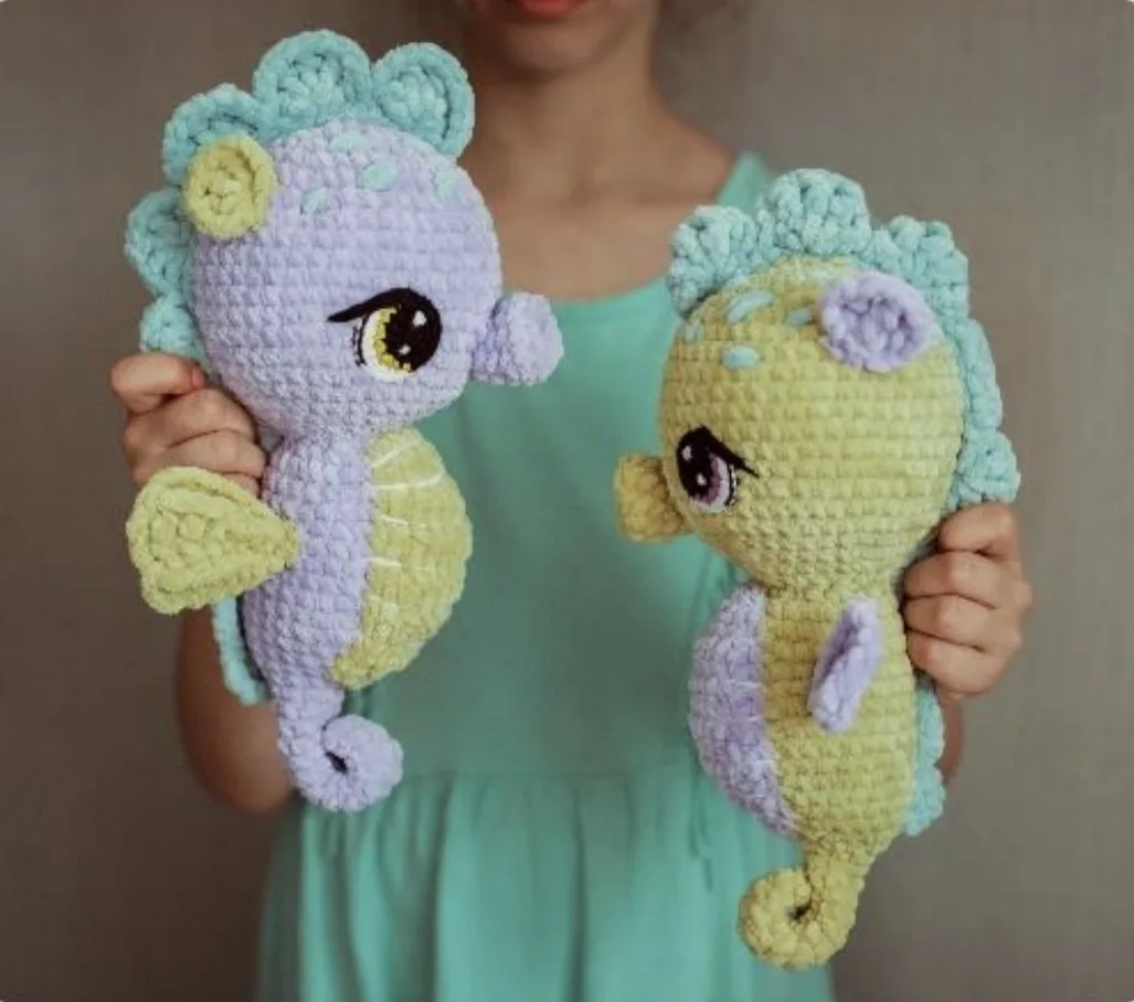 Морской конек 💜💚
