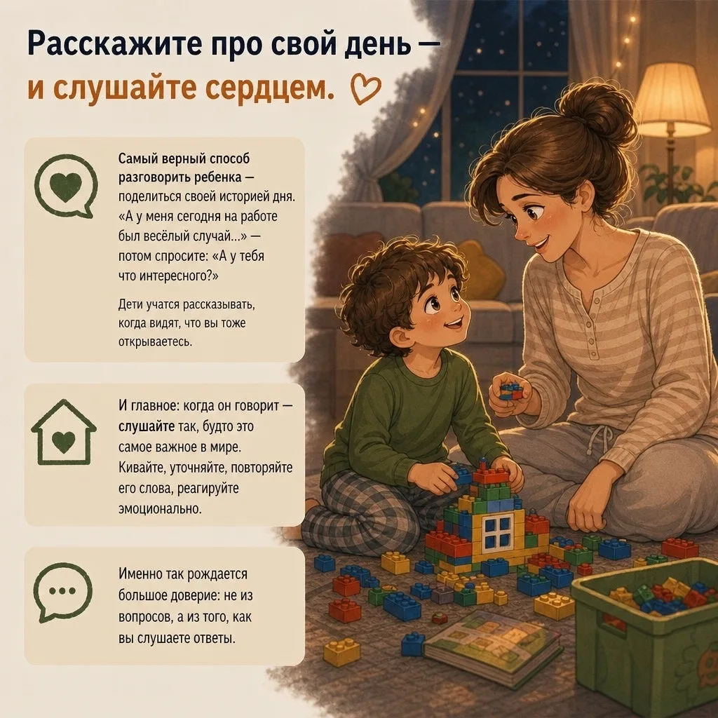 «Ну как дела в садике?» — «Нормально…»