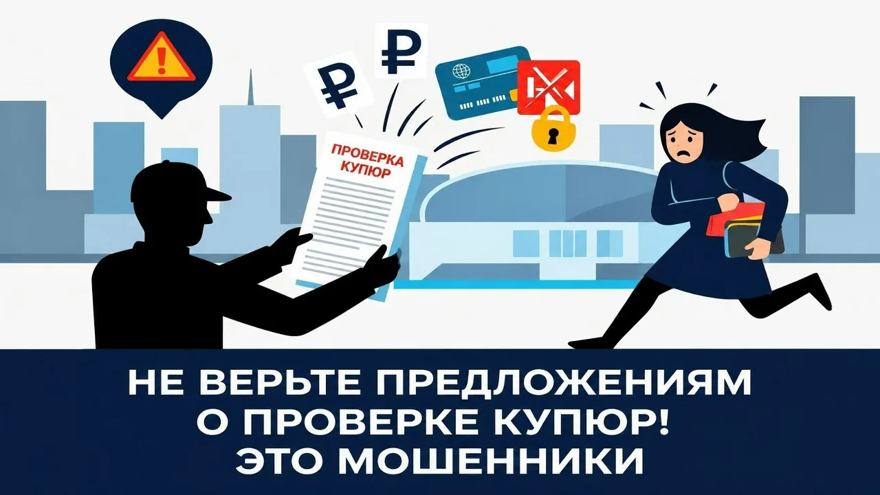 ❗Мошенники воруют деньги под предлогом спецоперации по проверке купюр на подлинность
