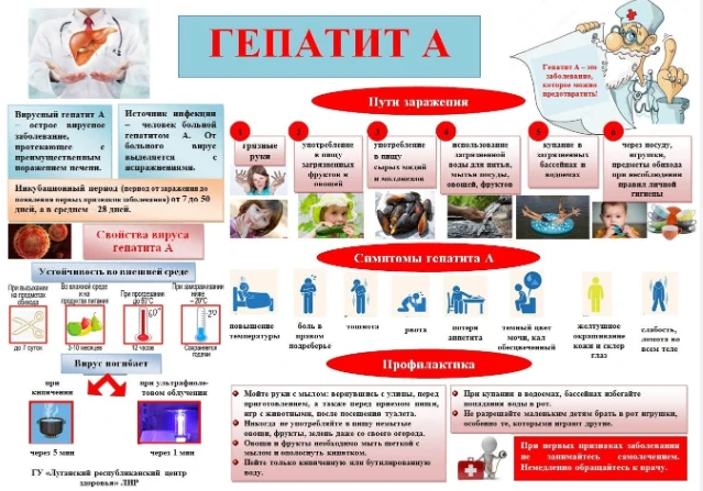 ⚠️ ГЕПАТИТ А: ПРОФИЛАКТИКА — ЛУЧШАЯ ЗАЩИТА!