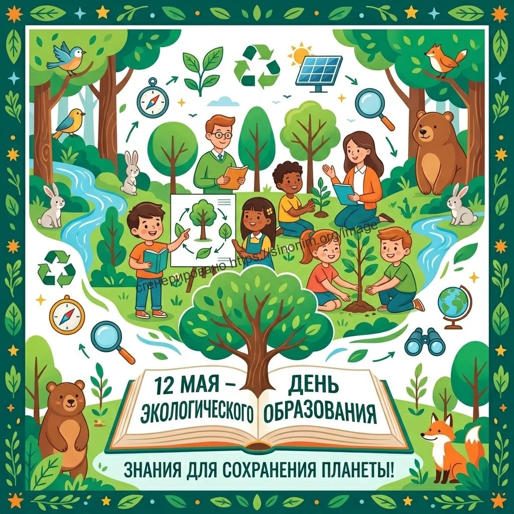 🌿 Вчера, 12 мая, мы отмечали День экологических знаний! 🌿