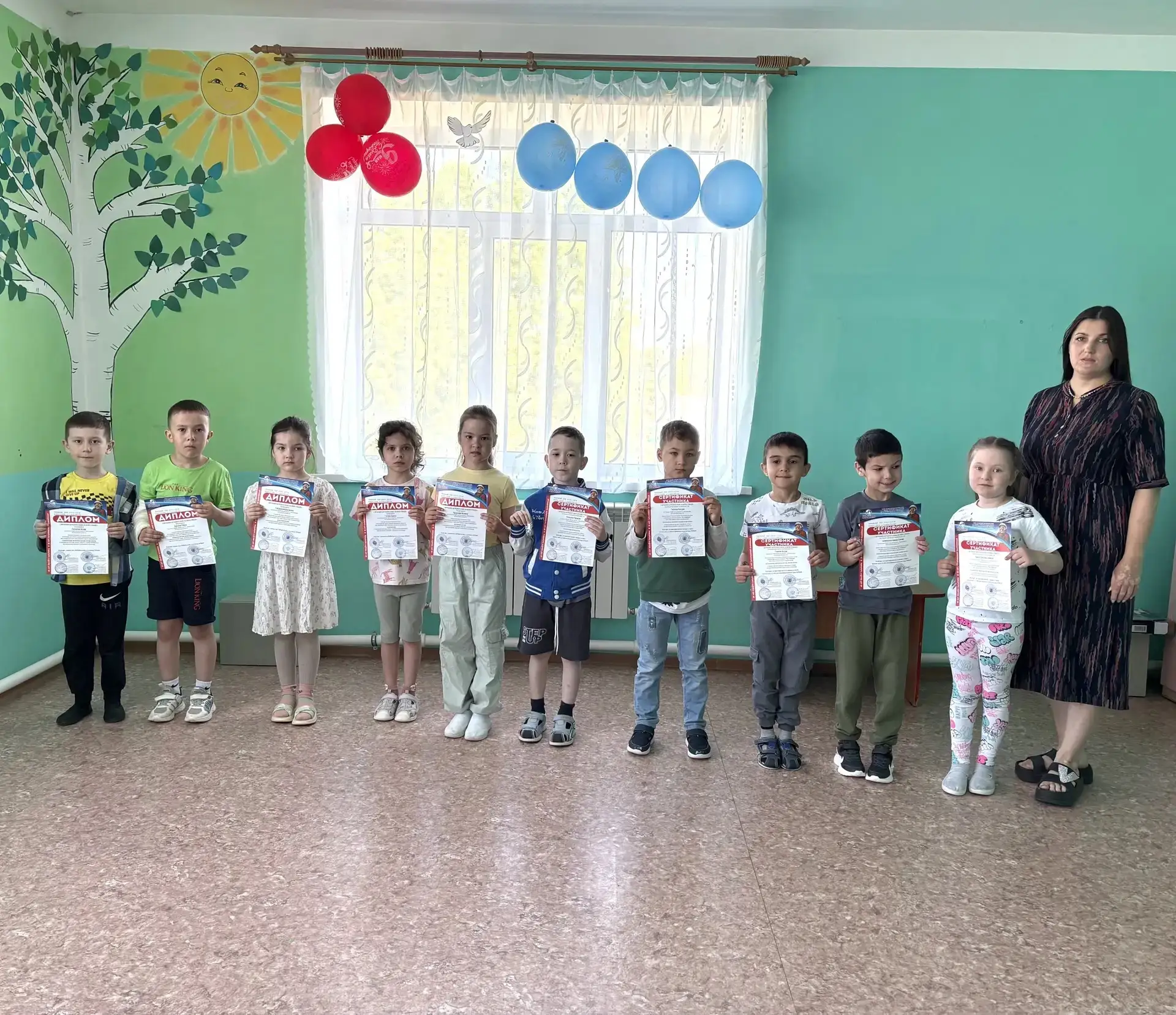 Сегодня в нашем детском саду прошло торжественное награждение участников Республиканско...