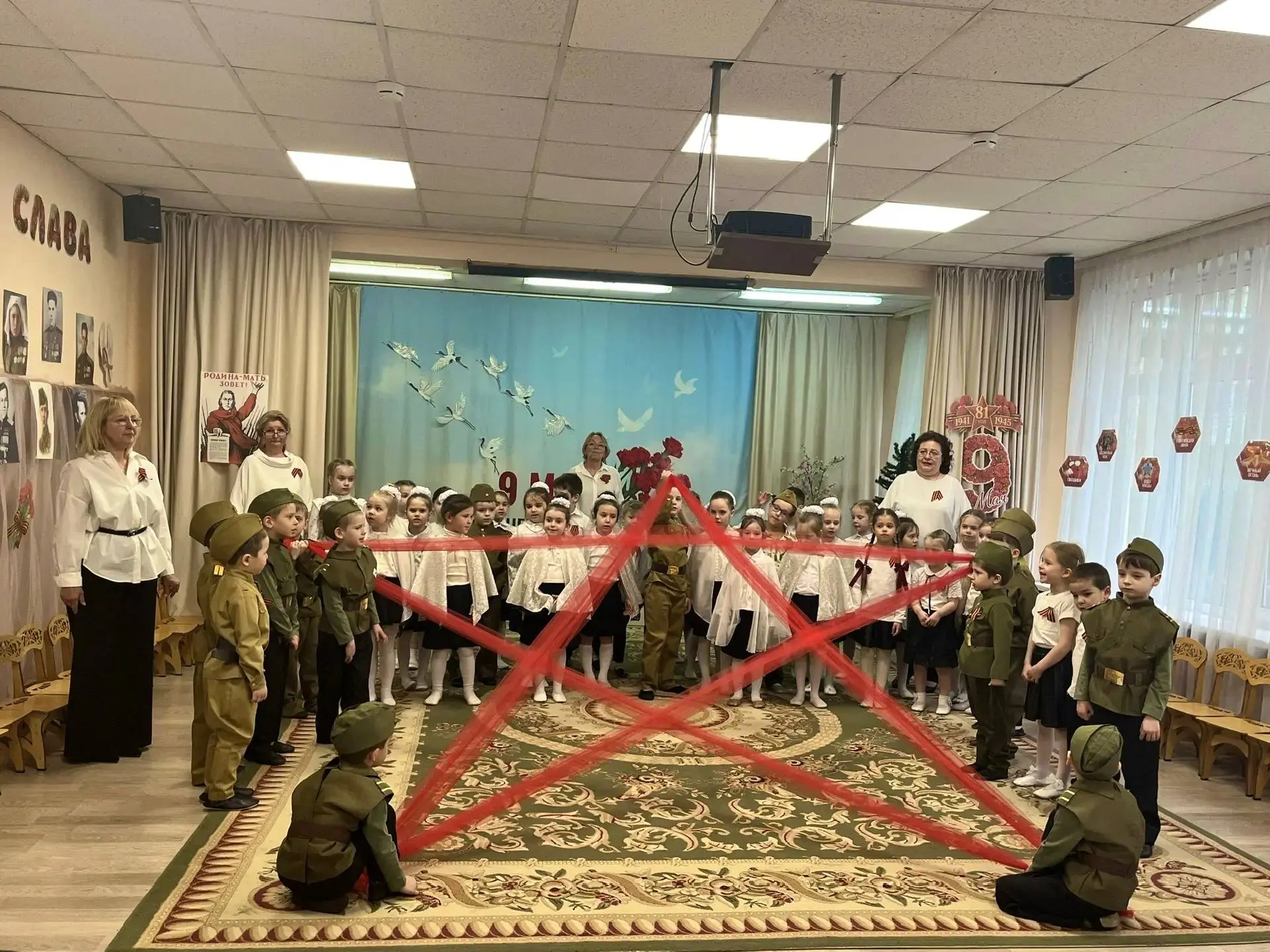 🤍 В сердце память о войне  К священному празднику Победы дошколята подготовили литературно-музыкальн