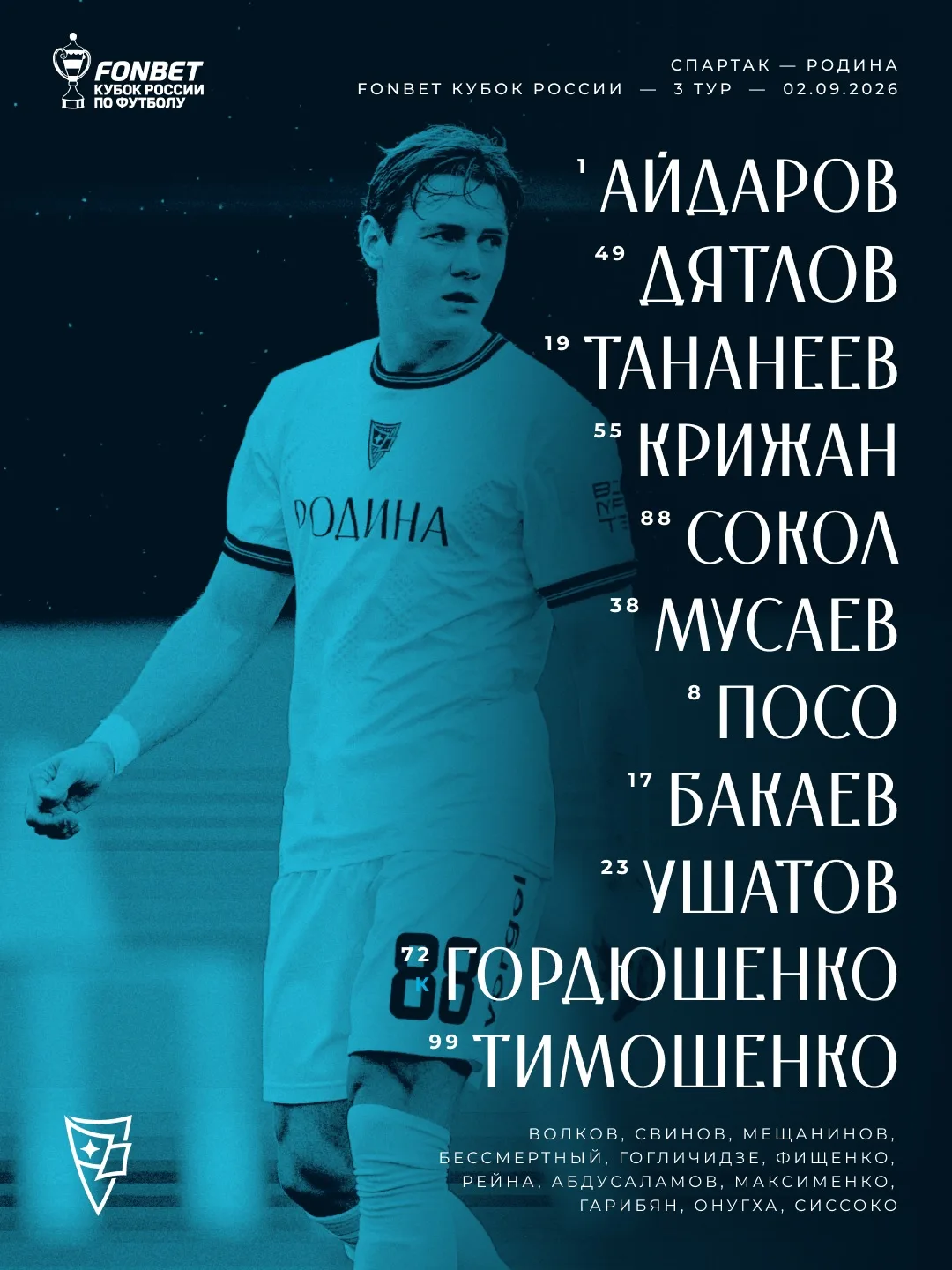 Сегодня гоним вперёд этих парней!