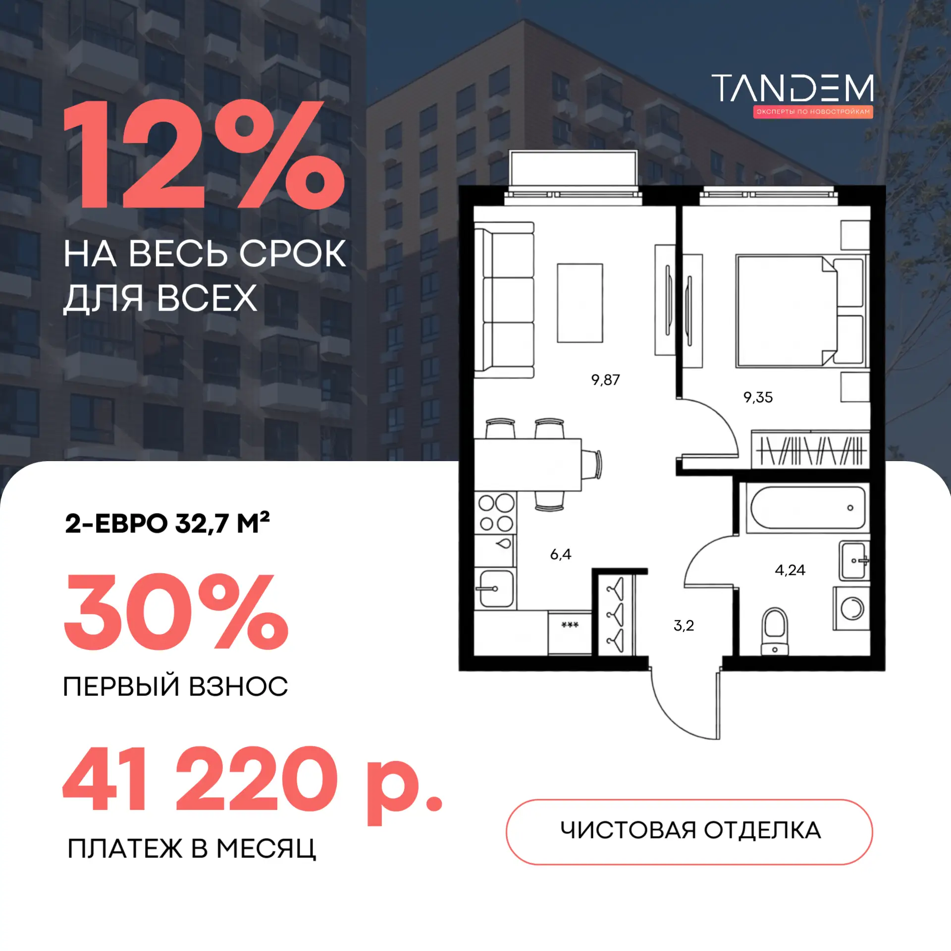 ⚡️ Появилась ставка ниже 12% ДЛЯ ВСЕХ И НА ВЕСЬ СРОК  «59% россиян считают приемлемыми ставки по ипо