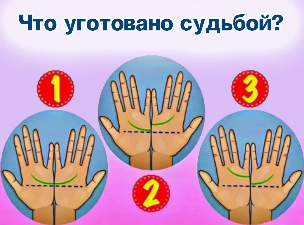 ✋ Сложите ладони вместе и узнайте, что уготовано вам судьбой!