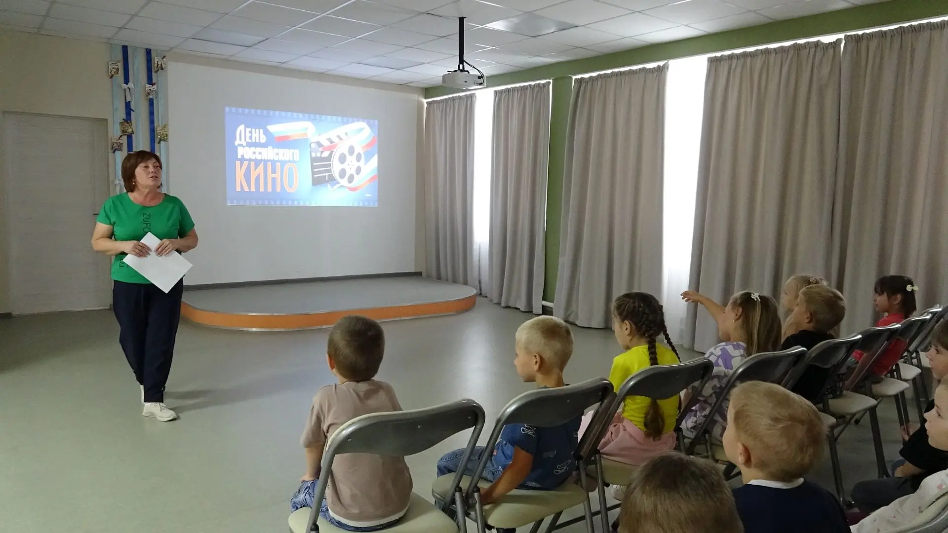 📹🎬В детской библиотеке прошел творческий урок для ребят из клуба «Буратино», посвящен...
