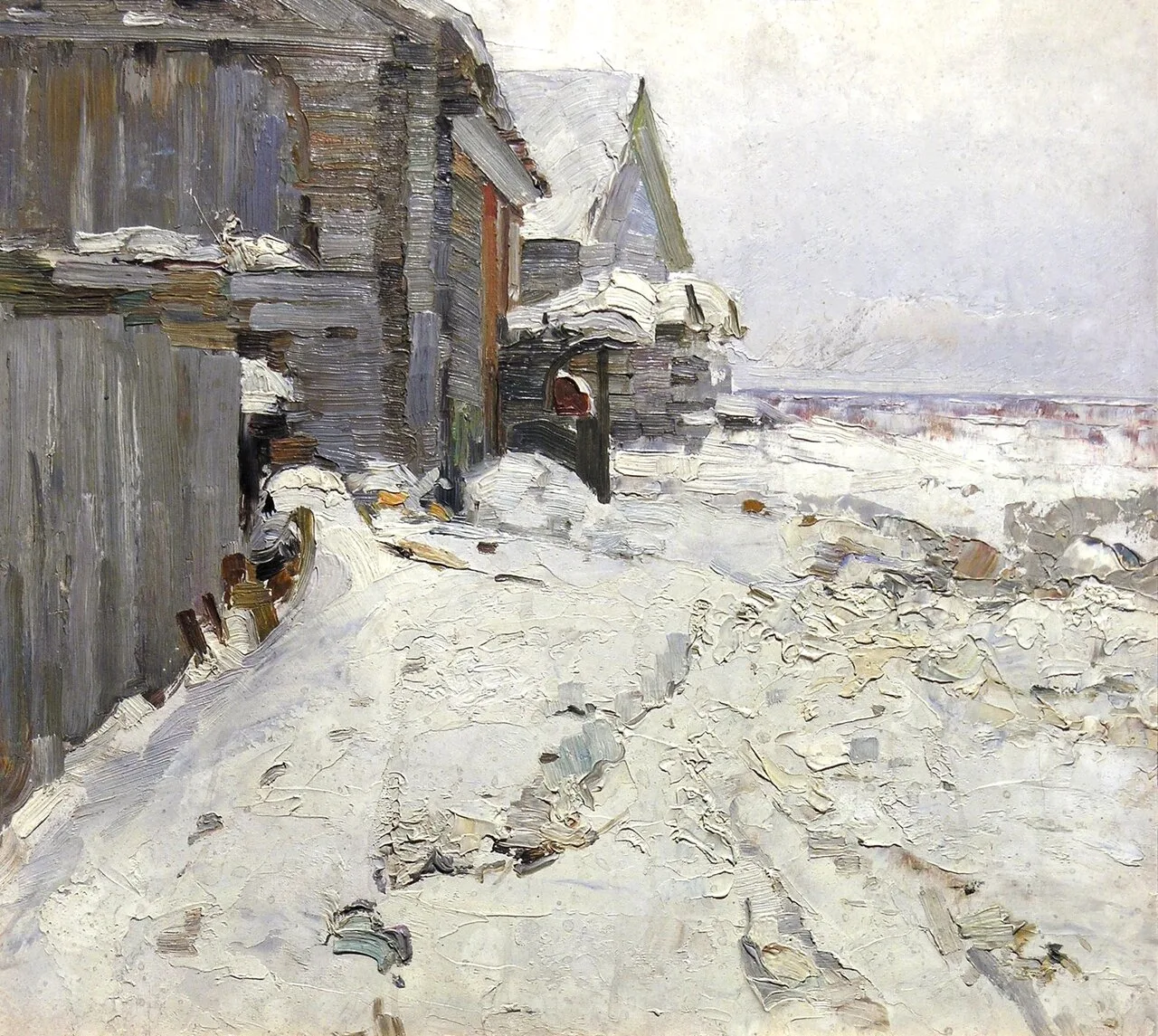 Котов Иван Семенович (1923-1989)
«Конец февраля», 1960-е
Государственное музейное объединение «Худож