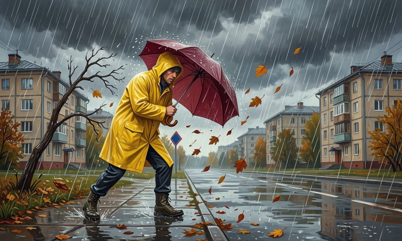 🍂 Осень показывает характер: на юг Тюменской области надвигается непогода!