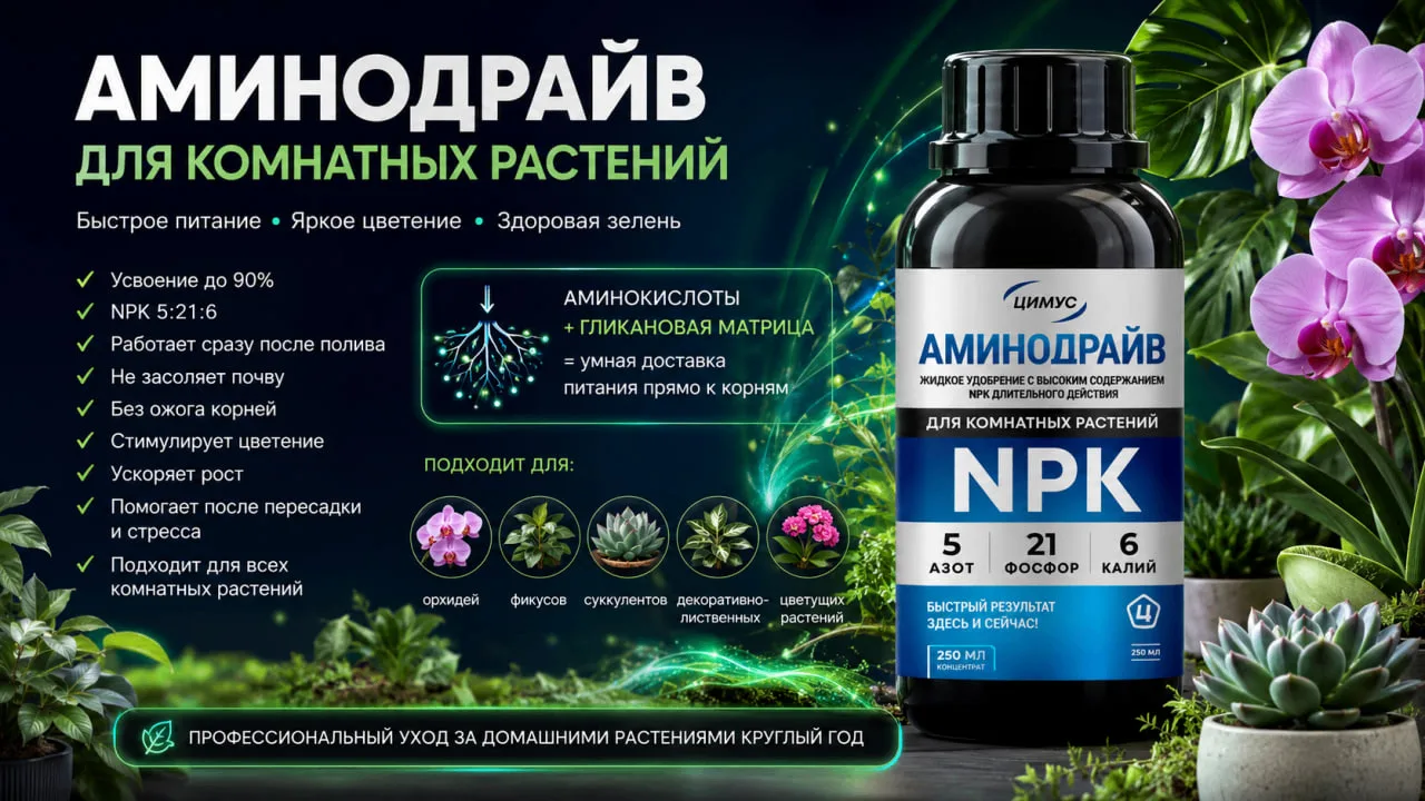 Домашним растениям нужна регулярная поддержка