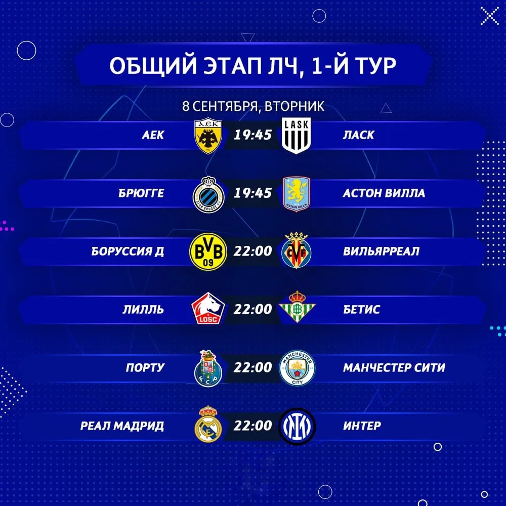 🔥ЛИГА ЧЕМПИОНОВ ВОЗВРАЩАЕТСЯ!