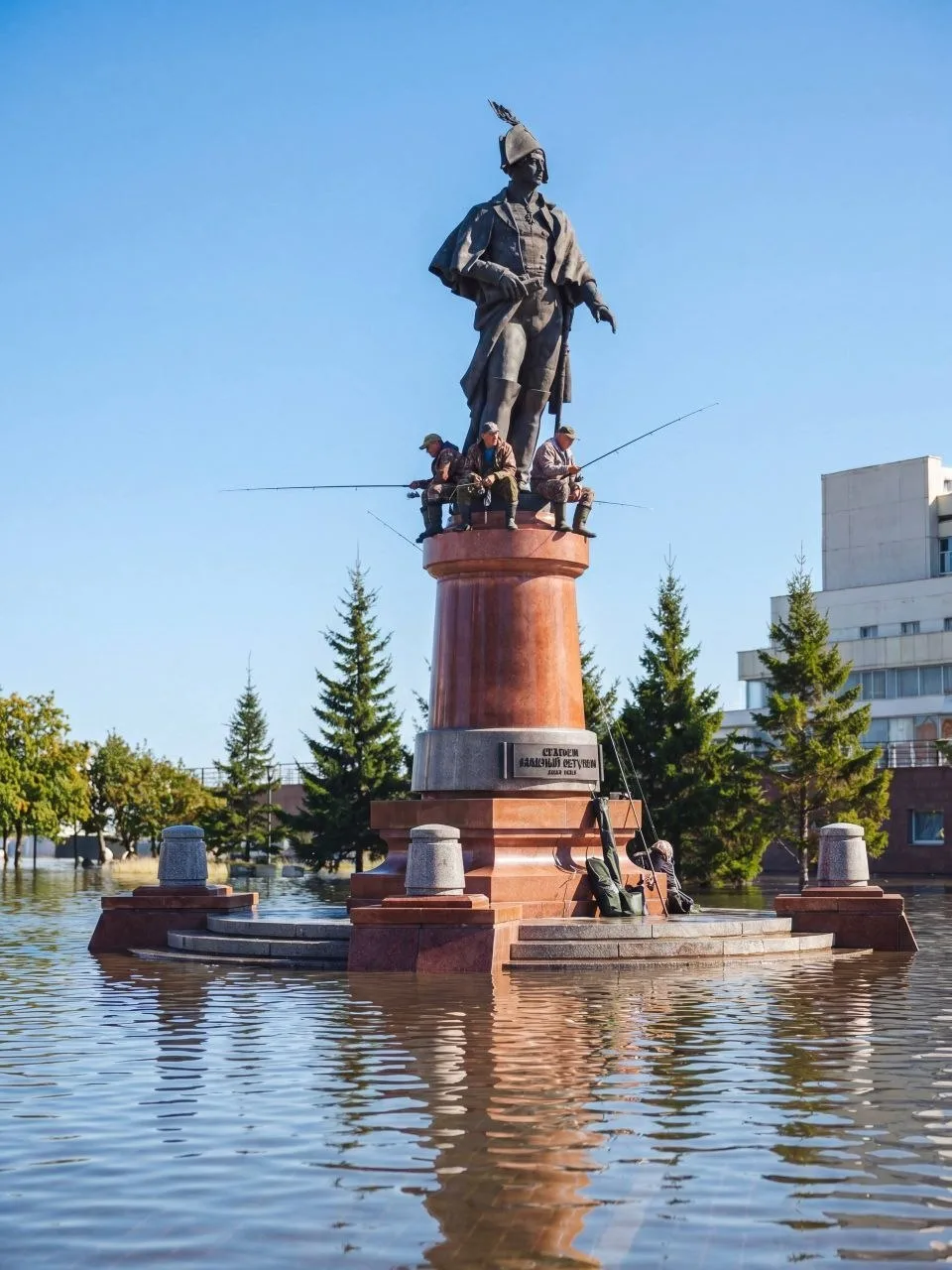 Красноярск подтопило, но местные не унывают