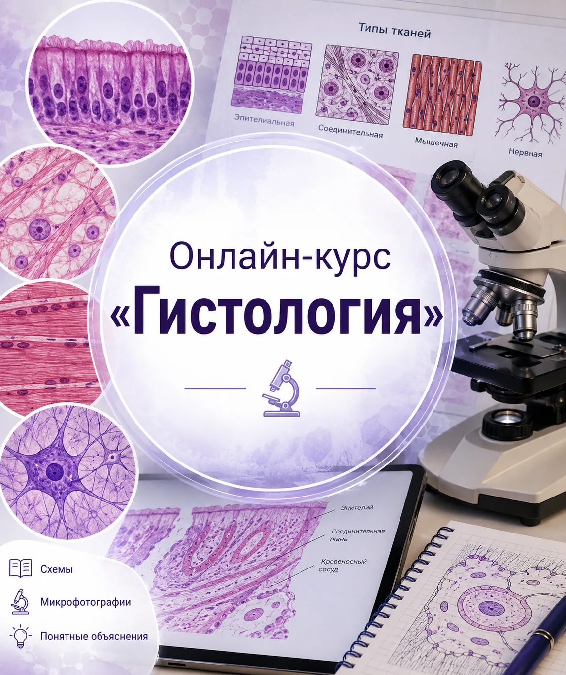 Сириус. Курсы для школьников

Что объединяет кожу, мышцы, мозг и сердце? Это ткани — удивительно сло
