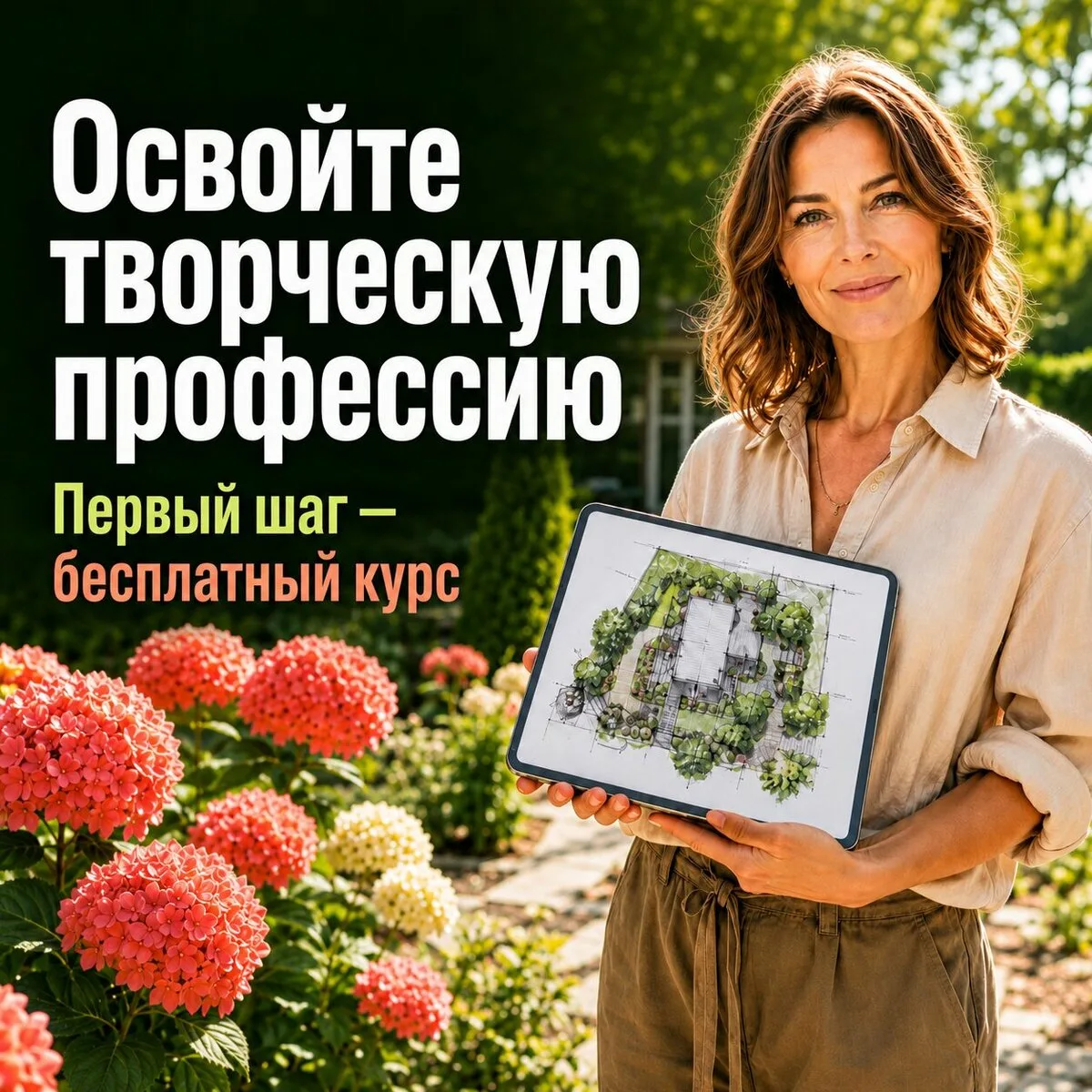 Вы приглашены на курс по ландшафтному дизайну!