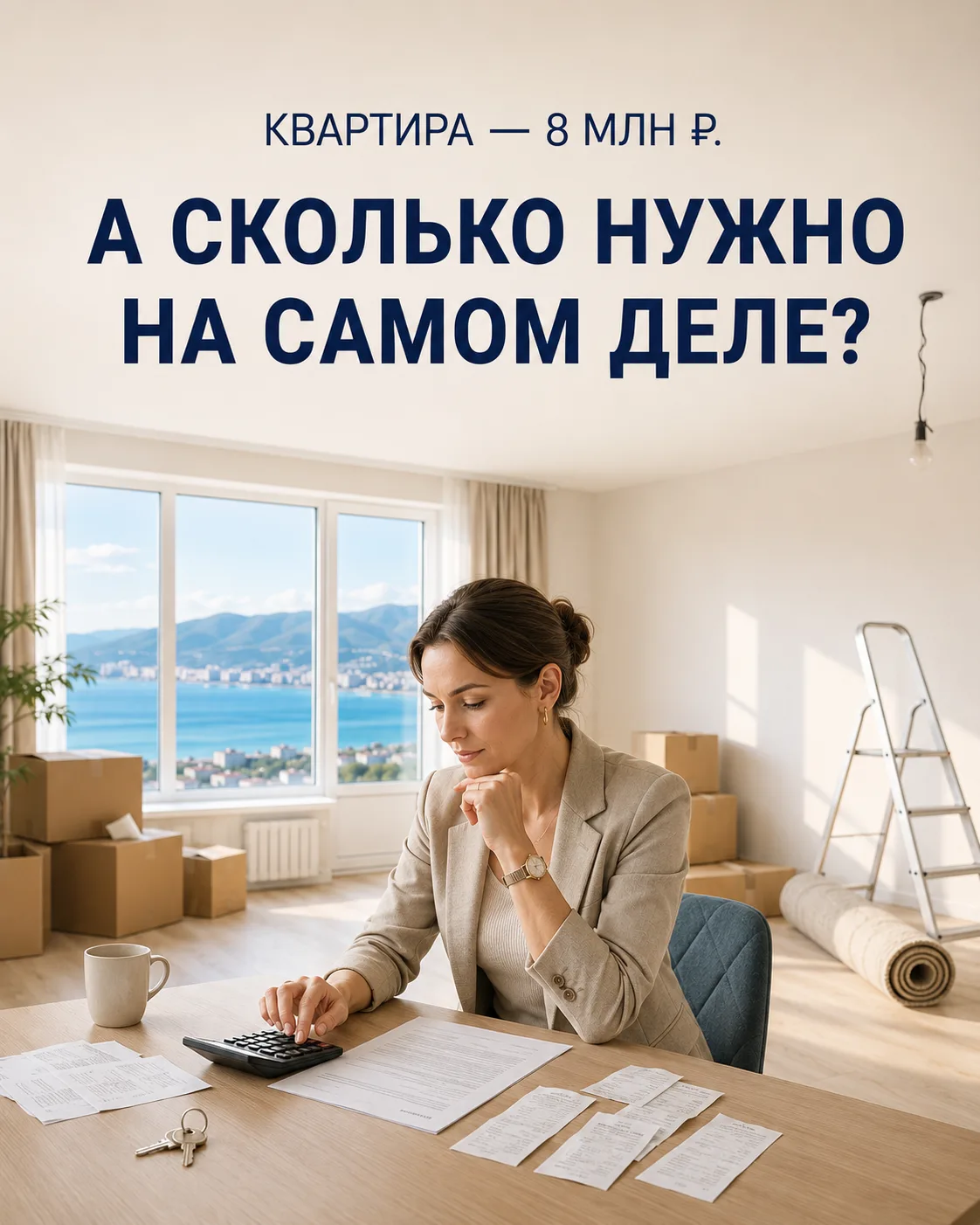 Квартира стоит 8 миллионов. Но это ещё не её настоящая цена