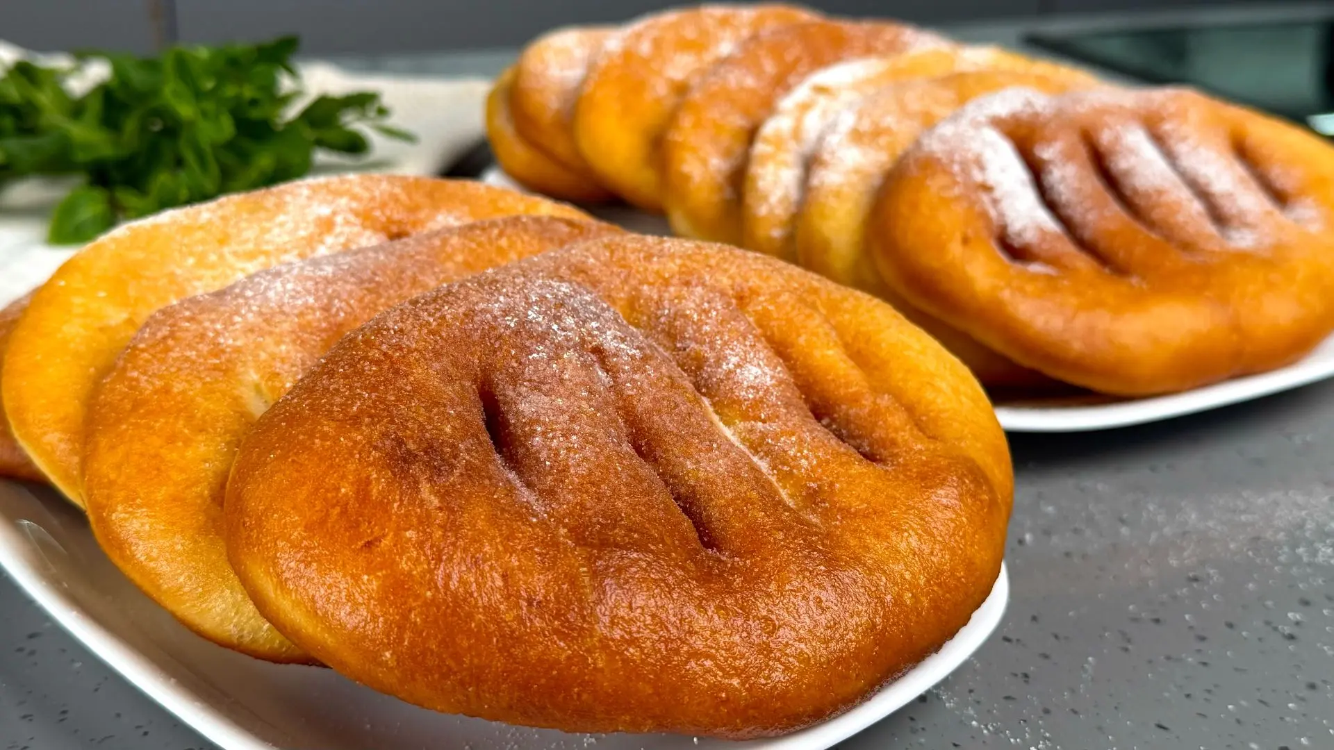 Без духовки! Пончики (пышки) к чаю , ВСЕГО немного простых продуктов! ВКУСНЫЕ, ароматные и мягкие  Н