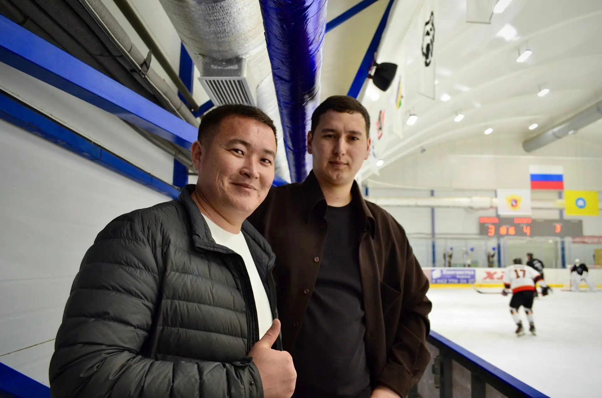Плей-офф «Кубок Джунгара», первая игра прошла🏒  Команда Калмыцкого государственного университета вст