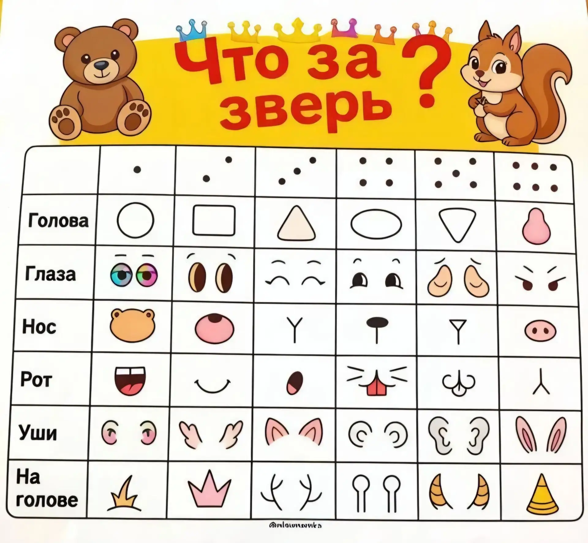 📝🐻Рубрика «Советы психолога» представляет игру «Что за зверь?»

🐰Эта увлекательная игра сочетает 