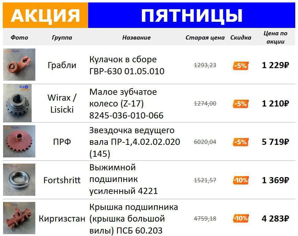 Акция пятницы🔥