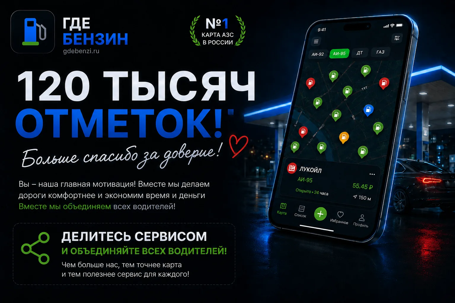 120 000 отметок! 🎉