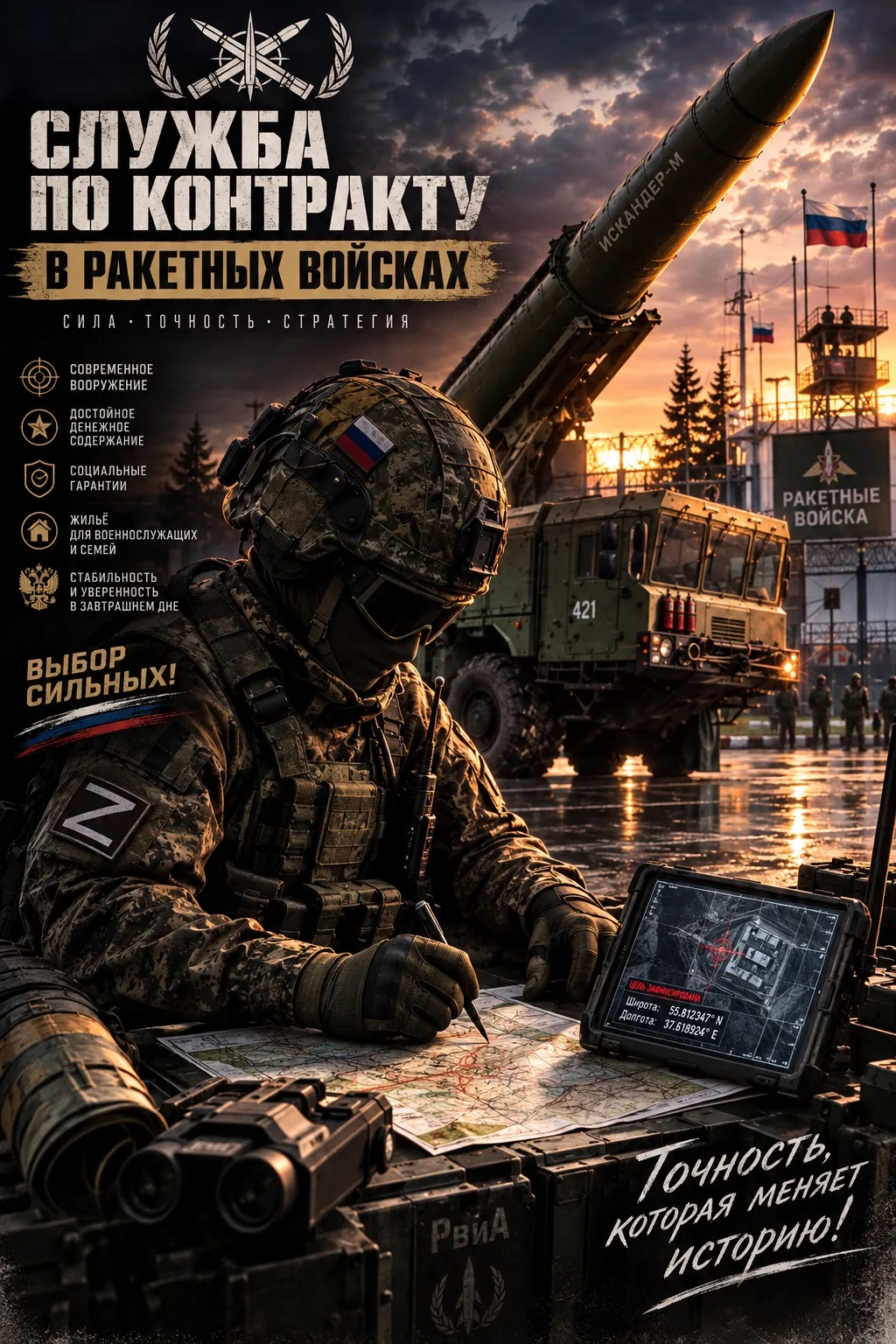 Набор людей на военную службу по контракту (НЕ СВО) в ракетные войска г.Абакан