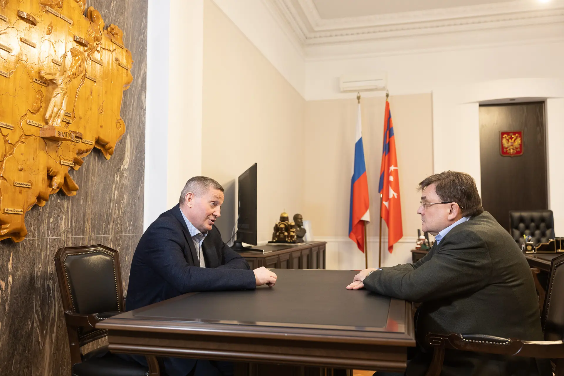 📍Константин Чуйченко находится с рабочим визитом в Волгоградской области  Сегодня Министр юстиции РФ