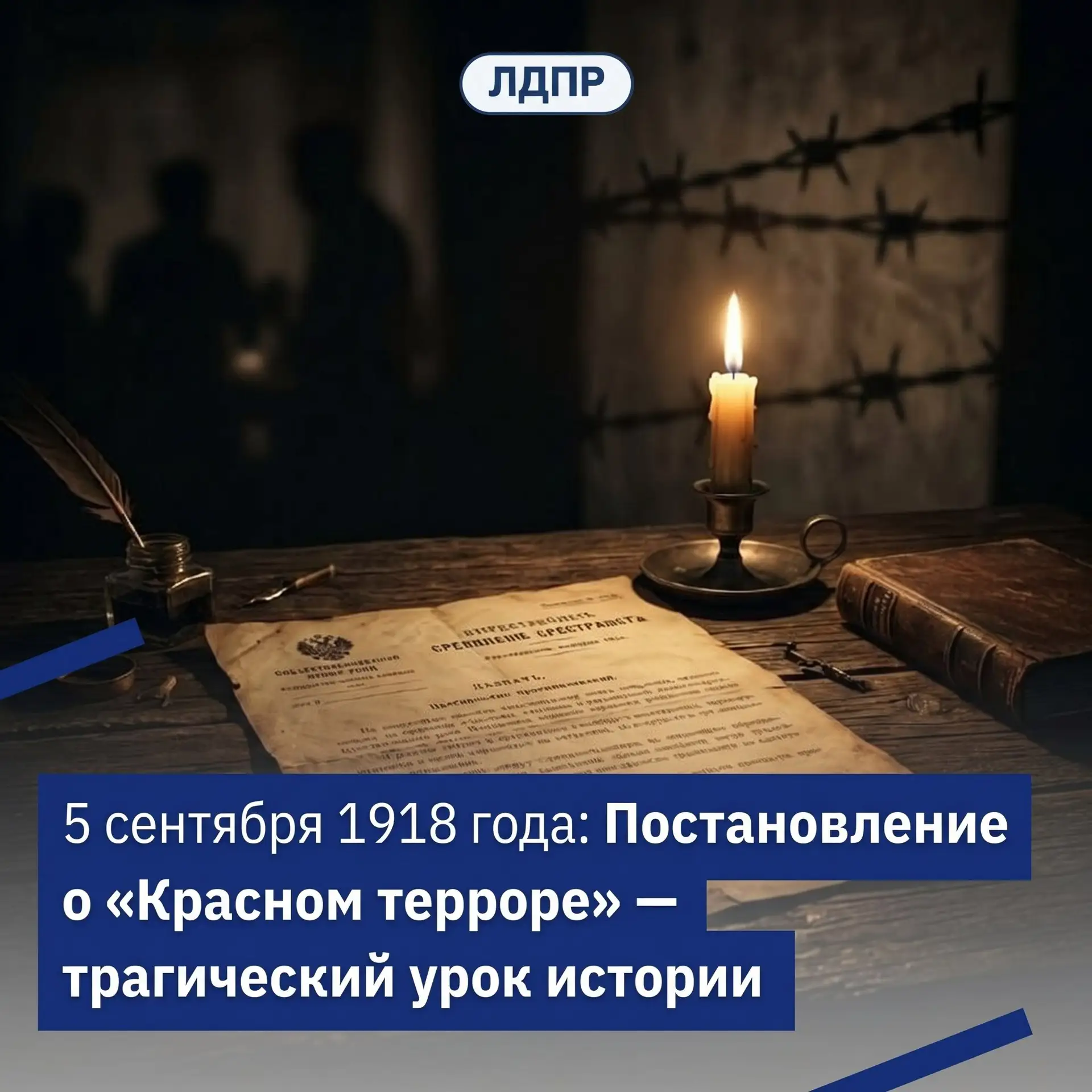 📜 5 сентября 1918 года: Постановление о «Красном терроре» — трагический урок истории