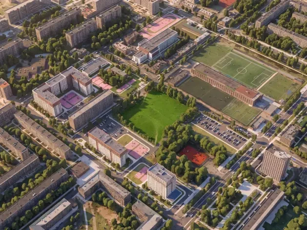 В Нижнем Новгороде утвердили проект жилого квартала со школой и детсадом