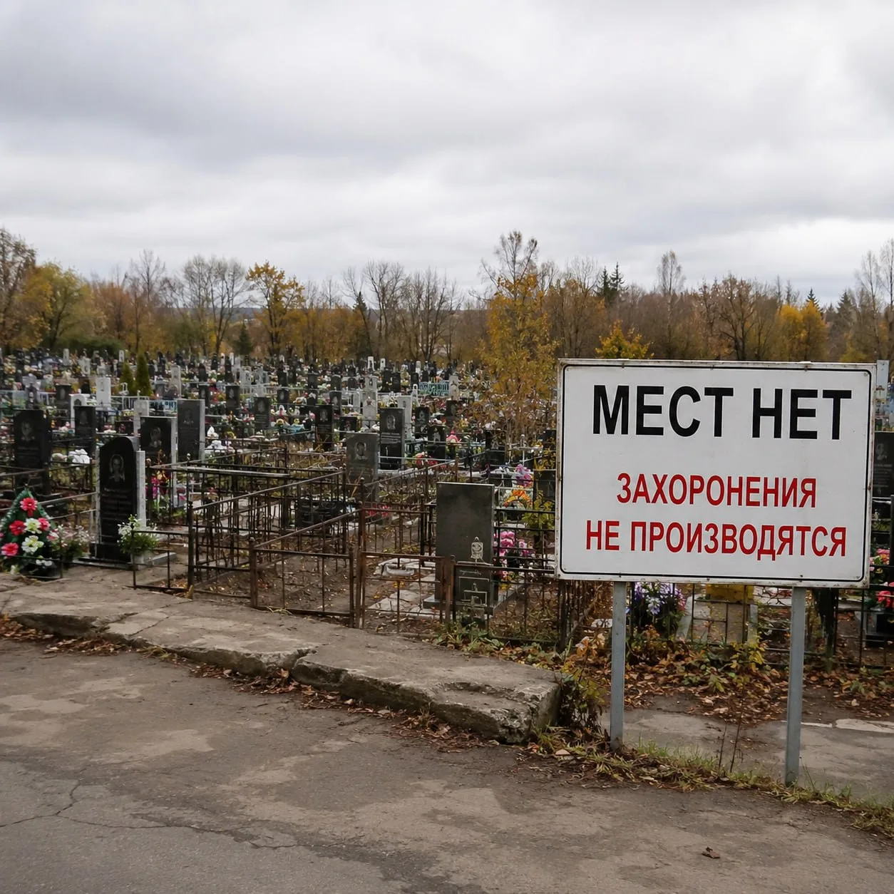 ⚰️ В Липецке заканчиваются места на кладбищах: резервов хватит примерно на два года

По данным редак