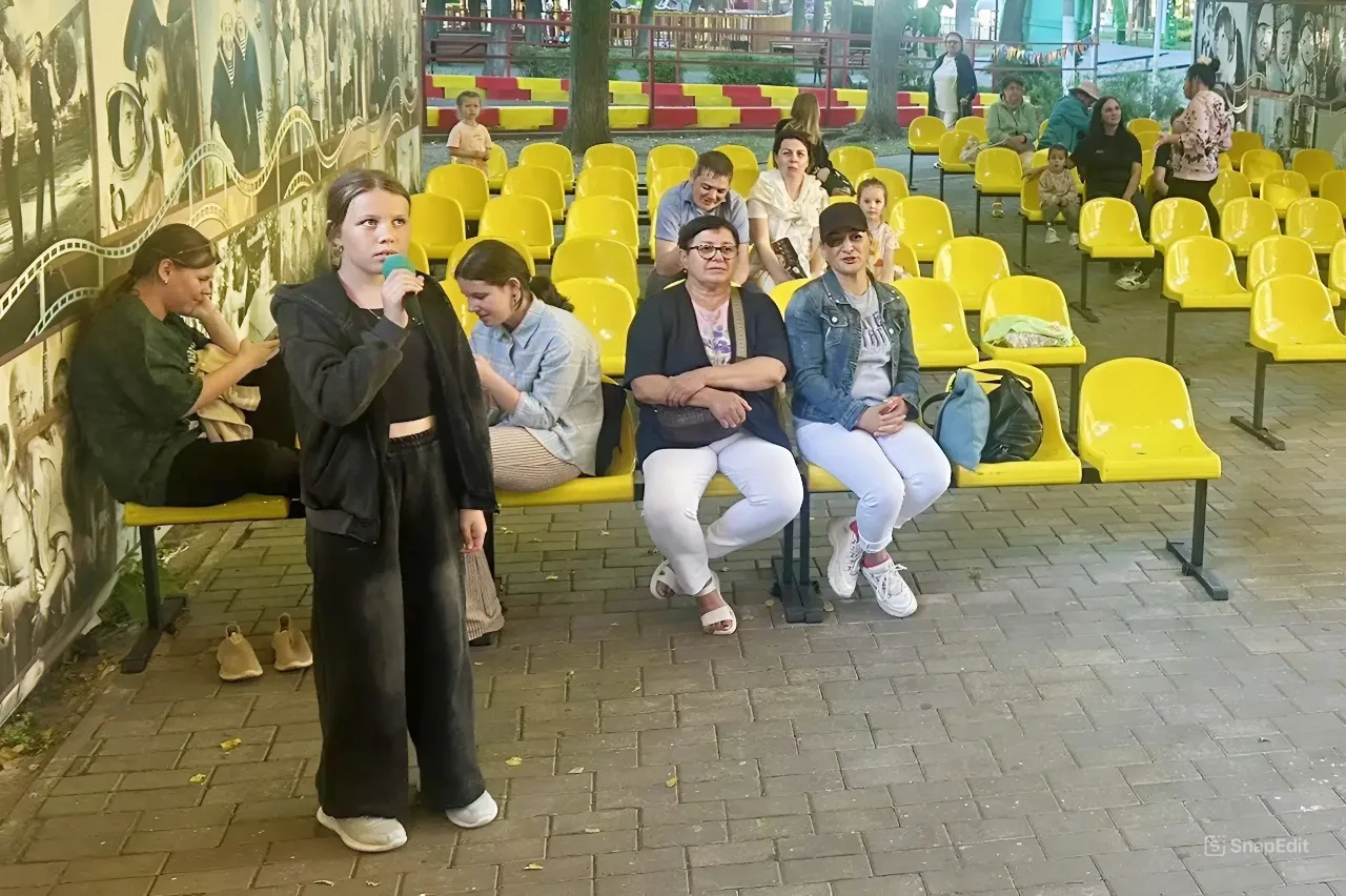 🎤В парке культуры и отдыха «Пегас» прошла акция «Танцы в парке» и караоке программа "Хочу стать зве
