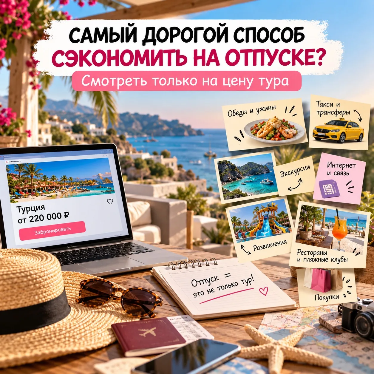 😳 Самый дорогой способ сэкономить на отпуске? Смотреть только на цену тура