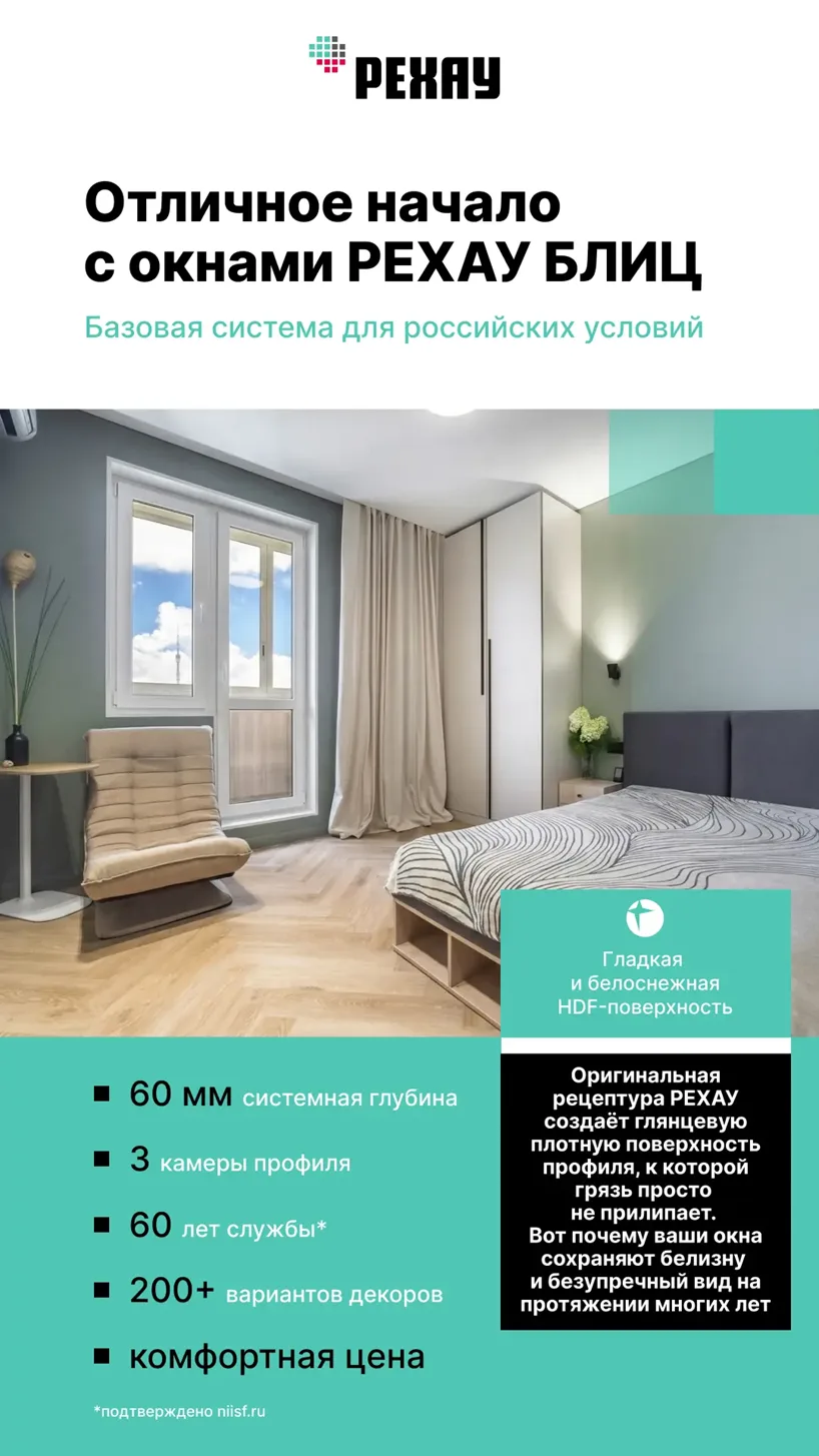 Встречаем начало лета с обновленной инфографикой по продуктам РЕХАУ!

Окна РЕХАУ БЛИЦ – это сочетани
